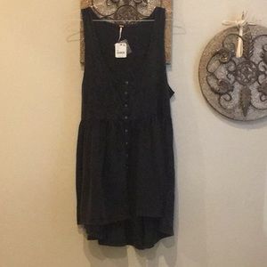 Free People black tunic tank